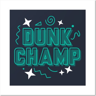 Dunk Champ Clear  Jade Retro Sneaker Posters and Art